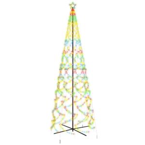 Kerstconus kleurrijk 1400 LED 160x500 cm