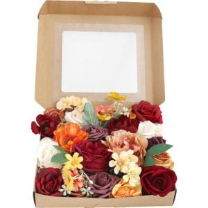 Künstliche Rose Blume für Hochzeit Party Dekoration Faux Seide Blumen mit Stiel