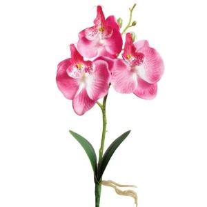 Künstliches Blumenarrangement,Künstlicher Blumens Künstliche Orchideenblüten, fühlt sich echt an, Kunst-Phalaenopsis mit Stiel, Blumenstrauß, einzelne Blumen for Vase, Tisch(