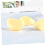 3 Sätze 3 Sets Künstlicher Knoblauch Küchendekoration Gemüse Display Requisiten Knoblauchflocken Dekor Gefälschtes Gemüsemodell Gefälschtes Gemüse Simuliertes 12 Stück * 3