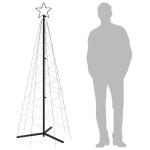 Kerstconus Warm Wit 200 LED 70x180 cm