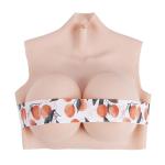 Siliconen borstplaat, siliconen gevuld H cup, realistische huid, siliconen, borstplaten, gevuld met siliconen voor crossdressers, transgenders, cosplay, drag queen 1, Aziatisch gee