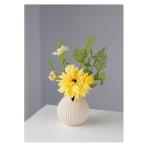 Kunstblumen Künstliche Blumen mit Keramikvase, Seidenblumenarrangements, künstliche Kunstblumensträuße für Büro, Zuhause, Festival-Dekoration für jeden Anlass
