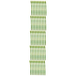 50 Stück Simulierte Spargel-Ornamente Gefälschtes lebensechtes Gemüse künstliches Spargeldekor weihachtsdeko dekoweihnachten künstliches Spargelmodell simulierte Spargelmodell