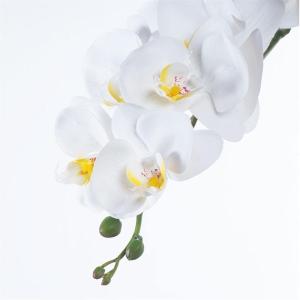 Kunstblumen Künstliche Orchideenpflanzen und Blumen mit Vase, gefälschte Phalaenopsis im Topf, künstliche Blumenarrangements für die Heimdekoration für jeden Anlass