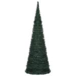 Künstlicher Pop-Up-Weihnachtsbaum mit Beleuchtung Grün 180 cm