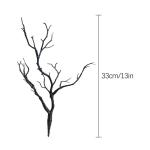 4 Stück Dried Tree Branches Artificial Antler Branch, Simulated Plastic Coral Branch, Plant Twigs Plastic Dry Branches, for Decoration for Christmas Party Various Festivals Home H