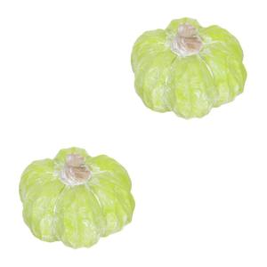 Herfstdecoratie 2 stuks decoratie keramiek herfst keramische oogstfiguren pompoen