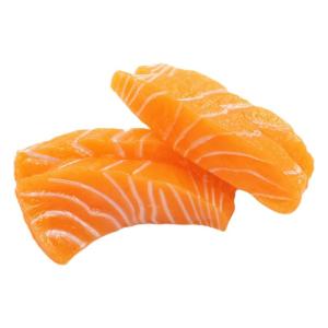 2st Model Zalmfilet Zalm Schijf Model Simulatie Voedsel Model Kunstmatig Japans Eten Zalm Display Decoratie Eten Spelen PVC Venster Kind Kolom
