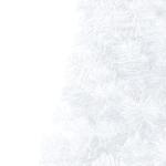 Künstlicher Halb-Weihnachtsbaum Beleuchtung Kugeln Weiß 240 cmWeiß und Rose