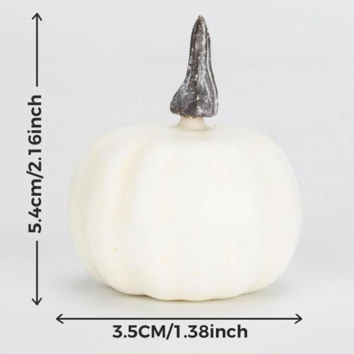 12 stuks pompoenen herfstdecoratie pompoenen decoratieve pompoenen herfstdecoratie herfstdecoraties kunstpompoenen voor herfst Thanksgiving Halloween feestdecoratie thuis boerderij