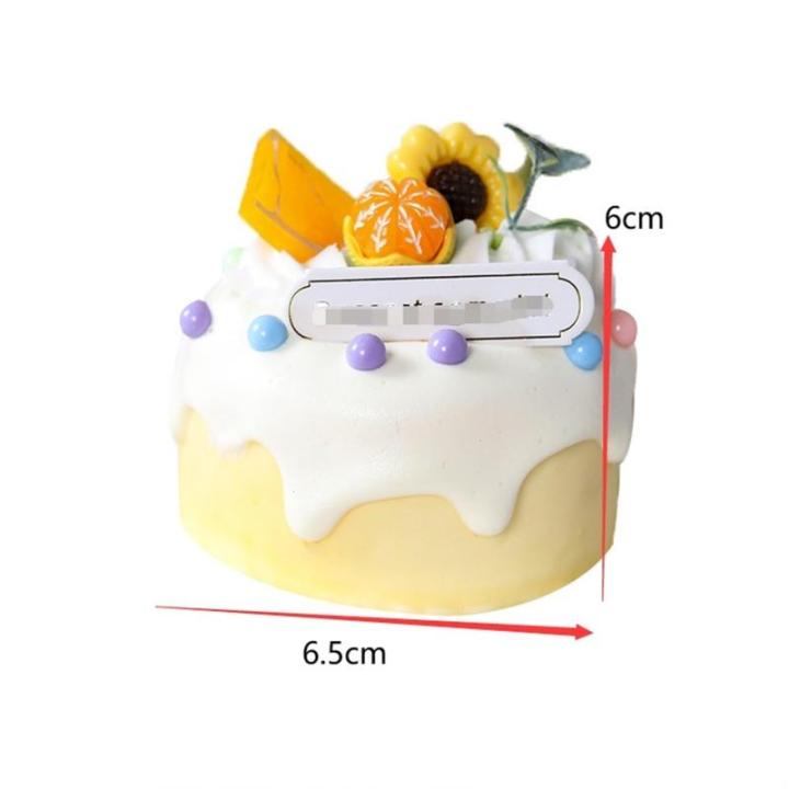 Fake Kuchen künstliche Kuchen 6 Stücke Simulation Kuchen Schöne Kuchen Lebensmittel Modelle Lebensechte Gefälschte Kuchen Hause Dekore Realistisches Essen