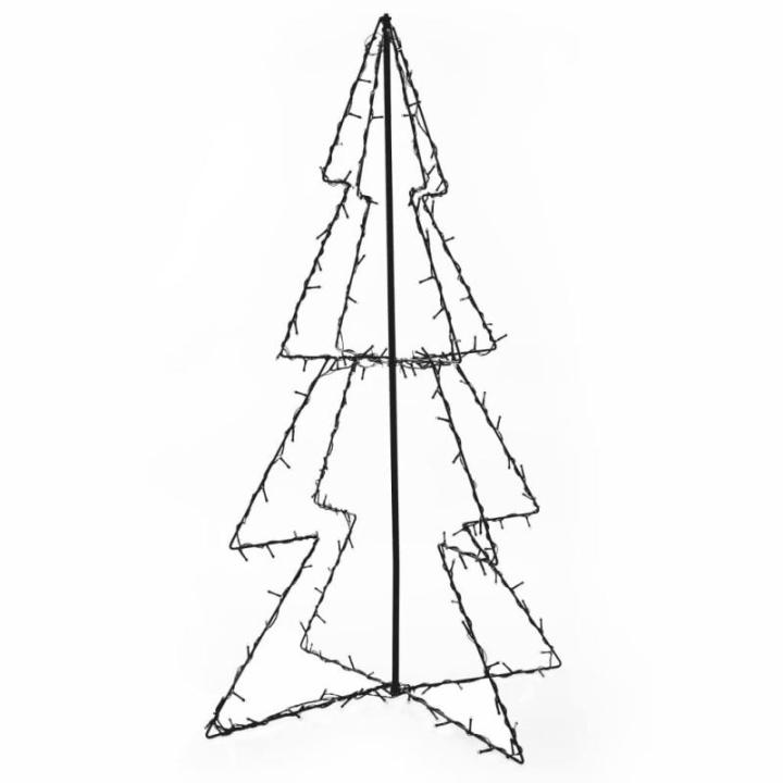 Weihnachtsbaum in Kegelform 160 LEDs Indoor & Outdoor 78x120 cm