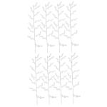8 Stück Acryl Künstliche Blumenhandwerk Perlen Acryl Zweig Blütenknospen Zweig Hochzeit Party Heimdekoration Künstliche Ranke