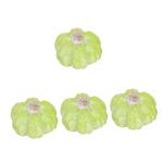 Pompoen Collectie Figuur Herfst Glazen Halloween Standbeeld Oogst Levensechte Simulatie - Decor Outdoor Retro Decor Keramische Accessoires 4 Stuks Desktop-Decor