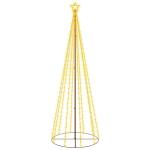 LED Weihnachtsbaum Aussen Kegelform Weihnachtsbaum Metall Warmweiß 310 LEDs Tannenbaum Lichterbaum Weihnachtsdeko Aussen Weihnachtsbaum Tanne Groß 300 cm