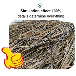 Simulations-Strohziegel-Dach-Upgrade,Künstliche Plam-Stroh-Strohdachziegel,Keine Wartung, für Tiki-Bar-Zubehör,Gartenterrasse,Pavillons,Wandhäuser (Größe: 30 Stück,Farbe: Fe