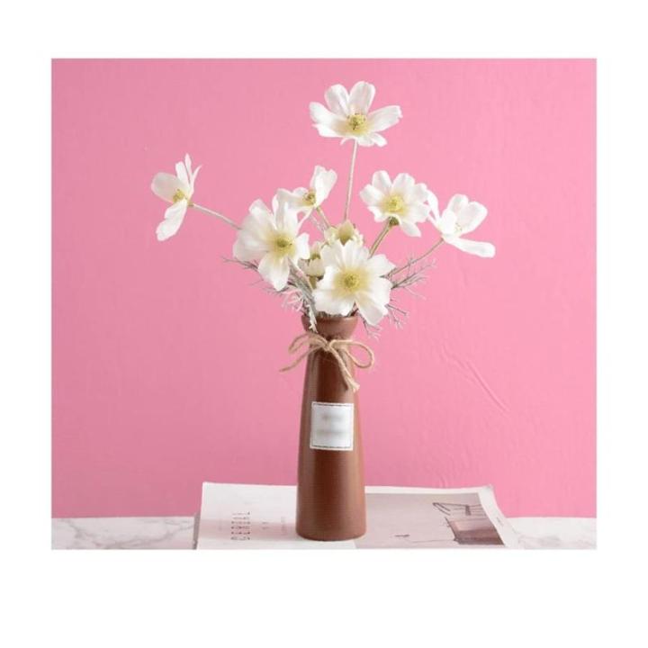 Kunstblumen Künstliche künstliche Pflanzen, künstliche Blumenarrangements für den Innenbereich in Töpfen, gefälschte Bonsai-Pflanzen für den Hausgarten im Innen- und Außenb