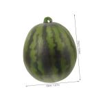 2 Stück Modell Wassermelone Fotografie Requisiten Obst Modell Requisite Künstliche Wassermelone Modell Dekor Obst Shop Simulierte Frucht Verzierung Wassermelone Ornament