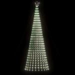 LED Weihnachtsbaum Aussen Kegelform Weihnachtsbaum Metall Groß Kaltweiß 688 LEDs Tannenbaum Lichterbaum Weihnachtsdeko Aussen Weihnachtsbaum Tanne 300 cm