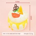 Fake Kuchen künstliche Kuchen Realistische Künstliche Simulationskuchen, Verschiedene Nachgeahmte Gefälschte Kuchenmodelle, Küchenlayout Für Zuhause Realistisches Essen(E)