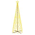 Mobili Weihnachtsbaum mit Kegel, warmweiß, 500 LEDs, 100 x 300 cm, Weihnachtsdekoration, Weihnachtsbaum, künstlicher Weihnachtsbaum, dünner Ständer