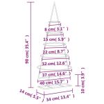 Kerstboom, metaal, dennenboom, kerstboom, decoratieve boom, metalen boom, kerstdecoratie, zwart, 90 cm