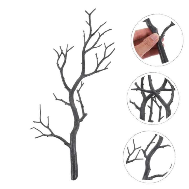 2St künstlicher AST Künstliche Zweige kunstzweige Schwarze Zweige Künstlicher Blumenstrauß künstliche Pflanzen Vase künstliche getrocknete Stiele Stängel und Zweige Plastik 