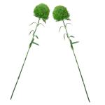 2St unechter Topiary-Ball Künstliche Grünpflanzen Formschnittkugeln Pflanzen Äste Büro künstliche Pflanzen zimmerpflanzen Pflanzen dekor künstliche grüne Blätter Weich-PVC 