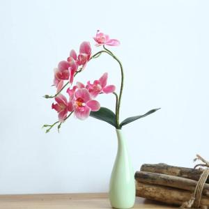 Kunstblumen Künstliche Blume mit Vase, Vivid Orchid Flowers Arrangement Phalaenopsis Flowers, Orchid Flowers Ornaments, Decor für jeden Anlass