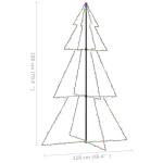 Weihnachtskegelbaum Beleuchtet Weihnachtsbaum Lichterbaum Dekobaum Weihnachtsdeko Lichterkette Beleuchtung 240 LEDs Indoor Outdoor 118x180cm