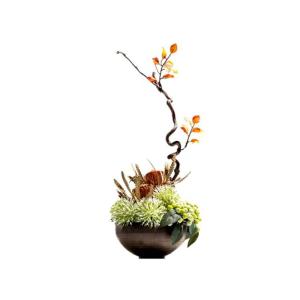 Kunstblumen Elegantes künstliches Blumenarrangement – ​​Topfpflanzen aus Keramik und Silikon für Hotel-, Restaurant- und Heimdekoration für jeden Anlass