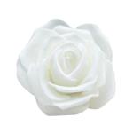 Artificielle bruidsboeket, wit, 6-7 cm, 3,5 cm