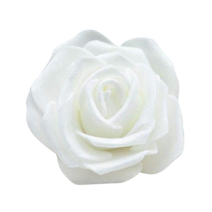 Artificielle bruidsboeket, wit, 6-7 cm, 3,5 cm