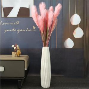 Kunstblumen Künstliches, Flauschiges Reed-Fake-Blumenarrangement, künstlicher Blumenstrauß, Reed-Pflanzen für Vase, für Innen-Hausgarten-Hochzeitsdekoration für jeden Anlass