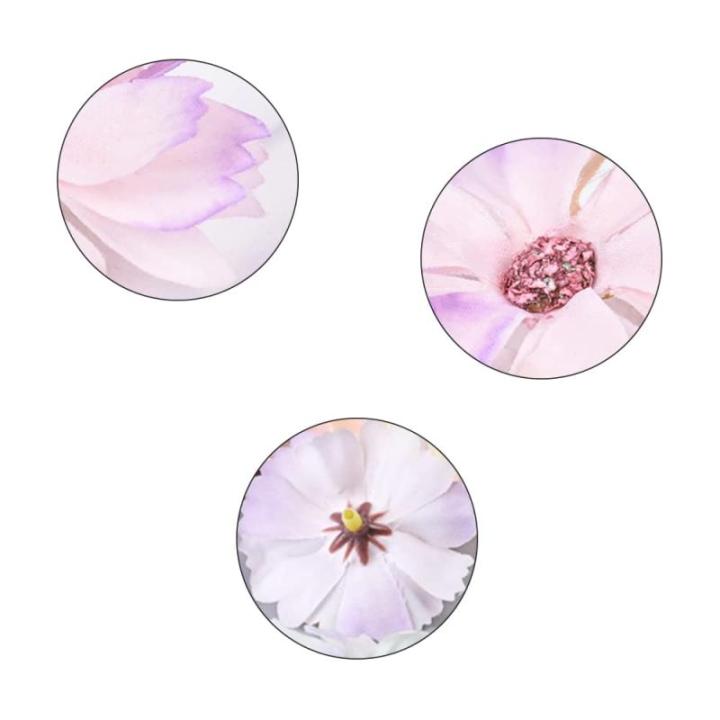 , decoratie, 60 stuks, madeliefjes, bloemkoppen, zijden bloemen, decoratie, kunstbloemkoppen, knutselen, bloemen voor doe-het-zelf handwerk, scrapbooking, bruiloft, feesten,