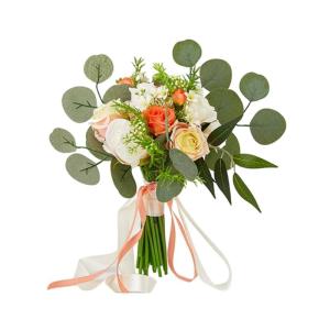 Hochzeitssträuße für die Braut, Brautjungfer, Handsträuße, künstliche Blumen zum Werfen, Zeremonie, Jahrestag, Brautparty-Dekorationen