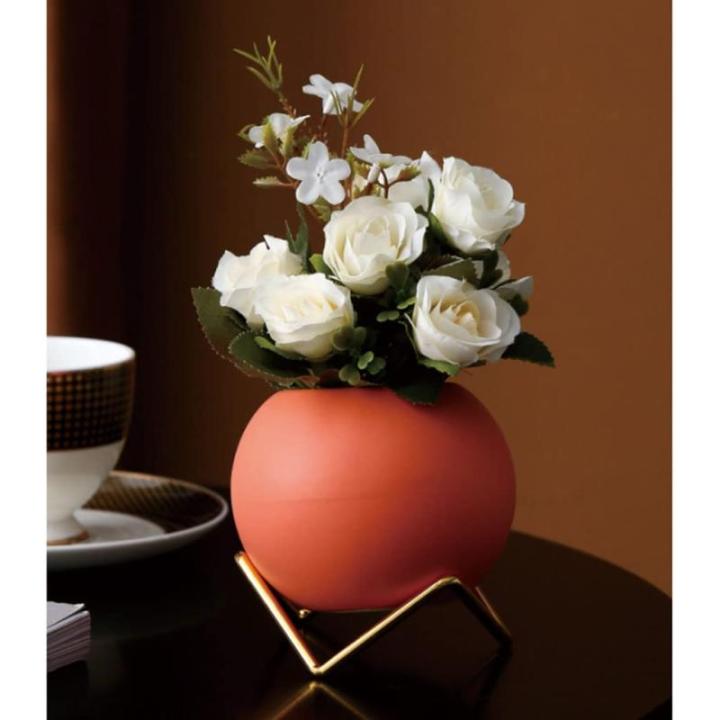Kunstblumen Künstliche Mini-Topfblumenpflanze, für drinnen und draußen, Zuhause, Küche, Büro, künstliche kleine Blume, Keramik-Blumentopf für jeden Anlass