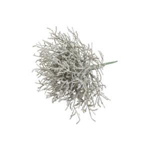 Kunstmatige Calocephalus (prikkeldraad plant/zilveren mandje) Kleur: grijs (2 stuks)