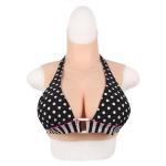 Borstprothesen Siliconen Gevuld C Cup Realistische snit Siliconen Borsten Fake Tits Zachte Siliconen voor Cross-Dressing Transvestite Heren BH Rag Shemale 1 Bruin
