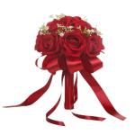 Hochzeitsstrauß Seidenrose Braut Brautjungfern Handstrauß Combo Hochzeitsblume