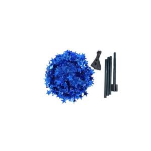 Kuaizi Weihnachtsbaum Ornament einziehbare Weihnachten Liefert Wolle Top Christmas Tree Folding Weihnachtsdekor Fit for Home Party Jingxin(1.2M,Blu)