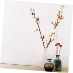 3 Sätze Dekorative Pilze Weihnachtsblumendekor Stängel Gefälschte Künstliche Blüten Artificial Brün Blumenornamente Aus Holz Holzblume Selber Machen Brown 3 Stück * 3