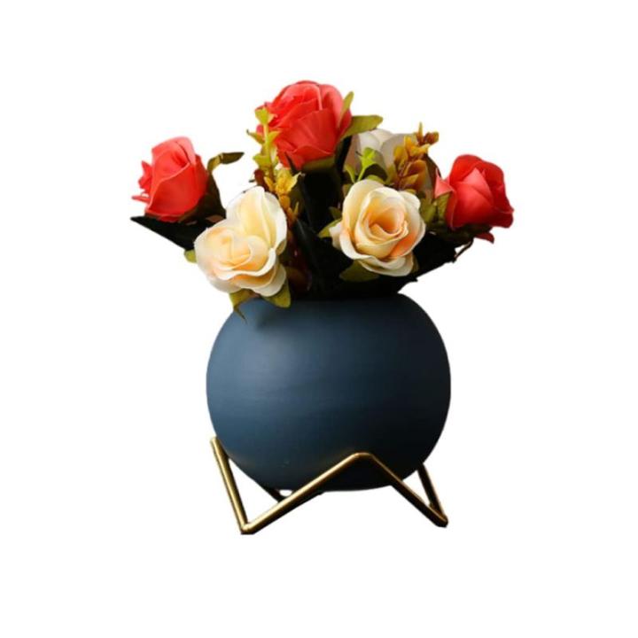 Kunstblumen Künstliche Mini-Topfblumenpflanze, für drinnen und draußen, Zuhause, Küche, Büro, künstliche kleine Blume, Keramik-Blumentopf für jeden Anlass