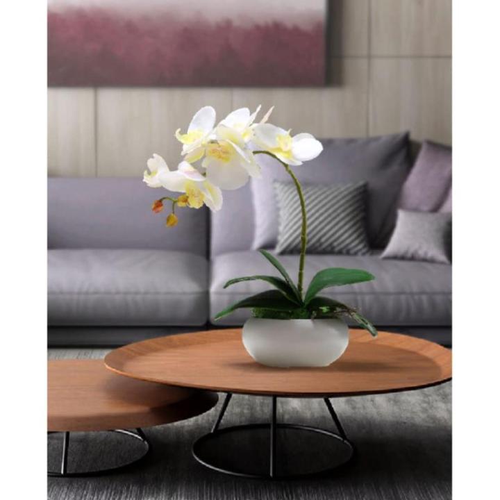 Kunstblumen Künstliche Pflanzen, gefälschte Orchideenpflanzen auf dem Tisch, Blumenarrangements oder Orchideendekoration für Zuhause, Küchenparty, gefälschte Bonsai für jeden