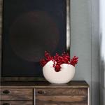 Kunstblumen Künstliche rote Beeren, Basteldekoration, für Zuhause, Büro, Party, Hotel, Urlaubsdekoration, kreative Dekorationen (rot) für jeden Anlass