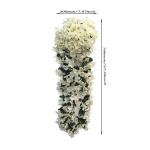 2 stuks kunstmatige blauweregen bloemen kunstmatige hangende mand plant wijnstok nep zijde hangende bloem voor tuin muur hek bruiloft balkon outdoor indoor huis deur decoratie