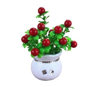 Kunstblumen Gefälschte Pflanzen, kleine künstliche Mini-Blume, für Garten, Rasen, Balkon, Büro, Bauernhaus, drinnen und draußen, Frühlings- und Sommerdekoration für jeden An