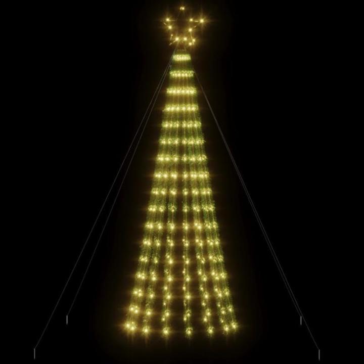Weihnachtsbaum Kegelform Weihnachtsbaum Beleuchtung Christbaumbeleuchtung Weihnachtsbeleuchtung Weihnachtsdeko für Weihnachten, Party275 LEDs Warmweiß 180 cm