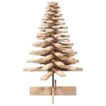 Weihnachtsbaum, Tannenbaum Holz zum Schmücken, Christbaum Holzbaum DIY Weihnachten Dekoration, Dekobaum Weihnachtsdeko, 100cm Massivholz Kiefer